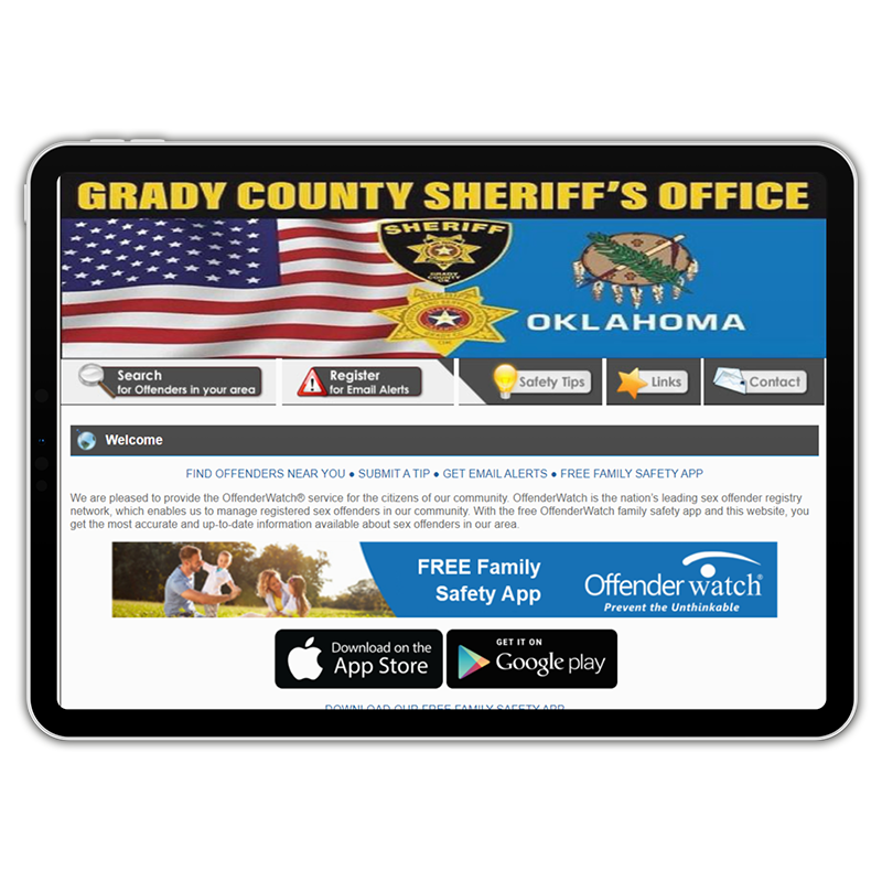 Grady County Sex Offender Watch Program